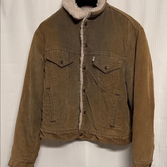 Levi's Men's Tan and Cream Jacket